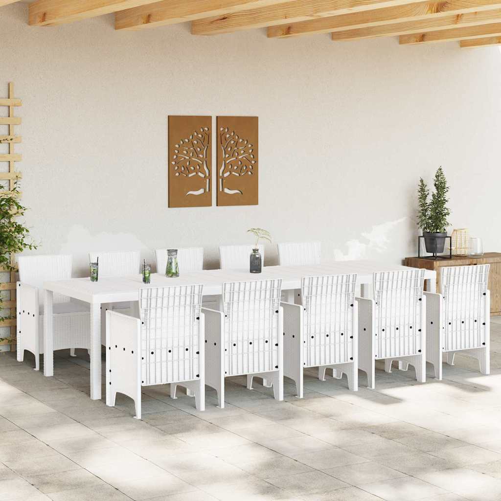 Garden Dining Set With Cushion 11 Pcs And