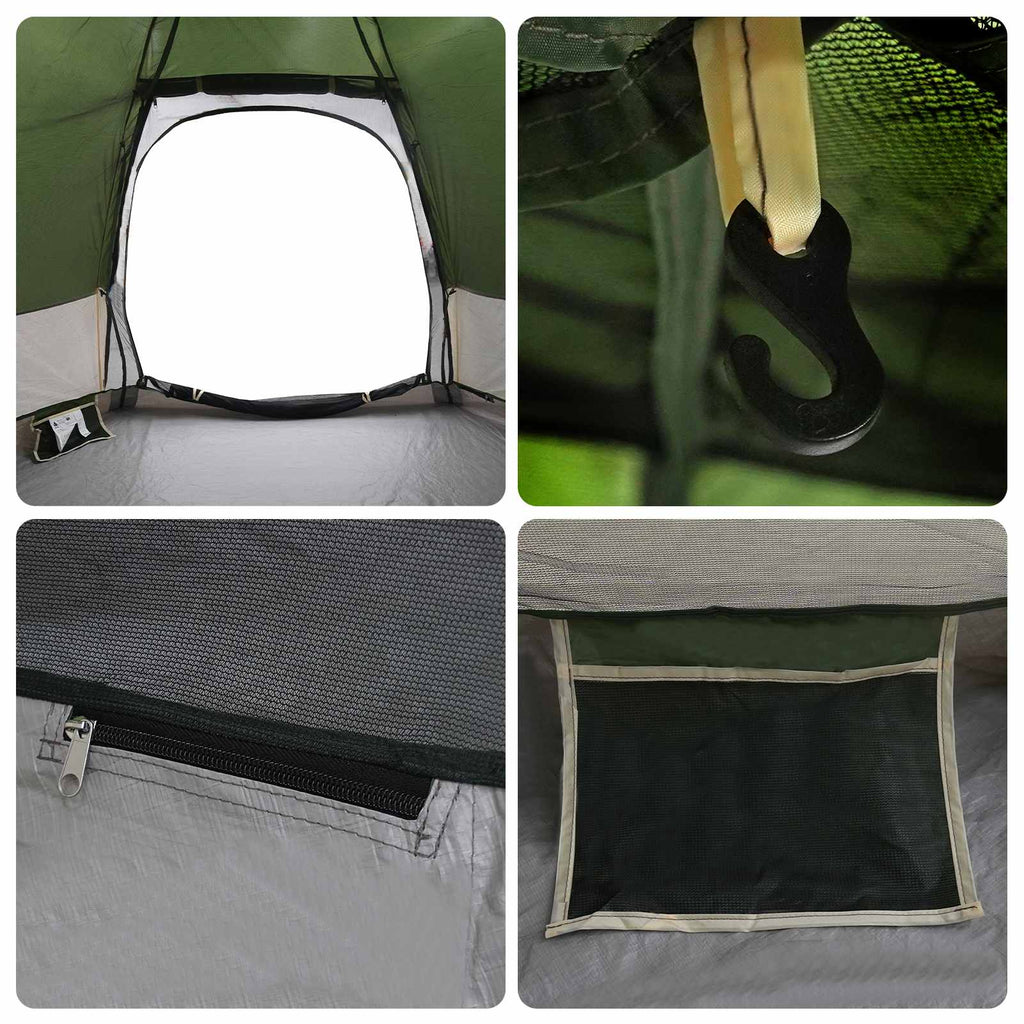 Instant Tent With Rainfly 4-Person Quick-Release