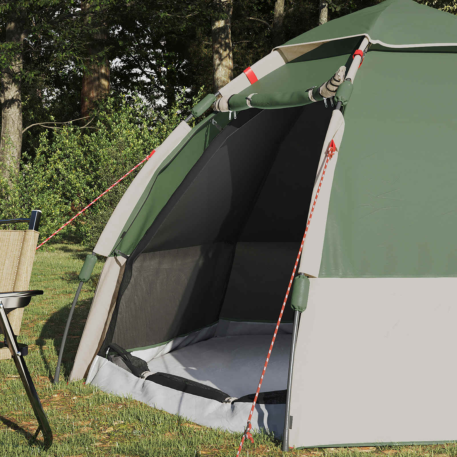 Instant Tent With Rainfly 4-Person Quick-Release