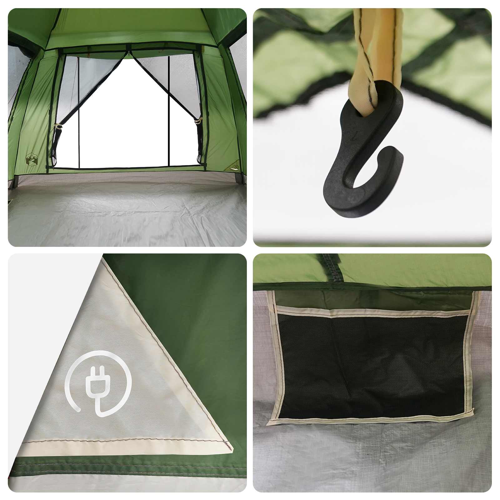 Instant Tent With Rainfly 3-Person Quick-Release