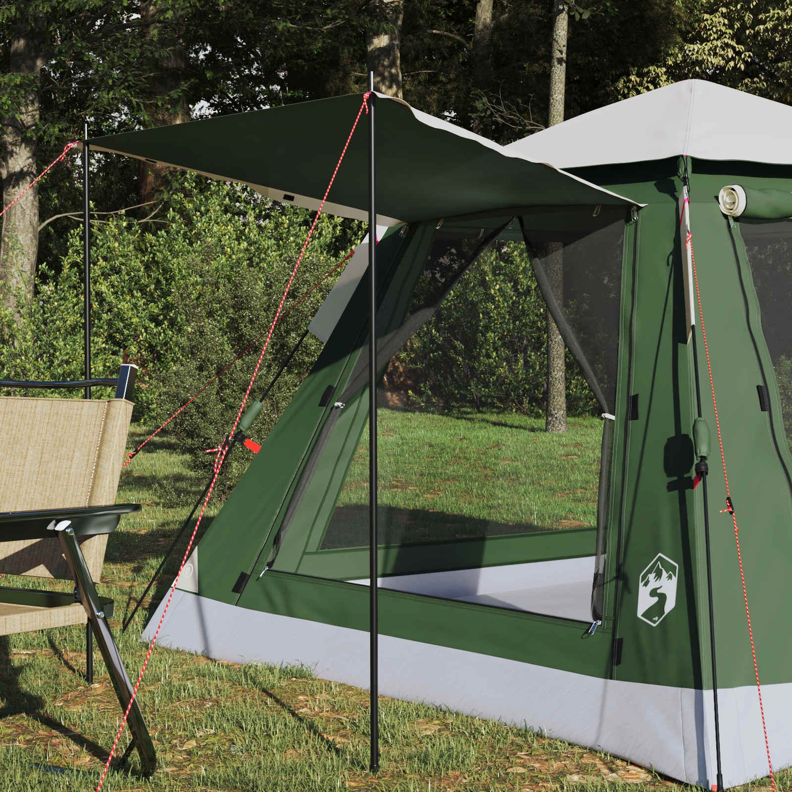Instant Tent With Rainfly 3-Person Quick-Release