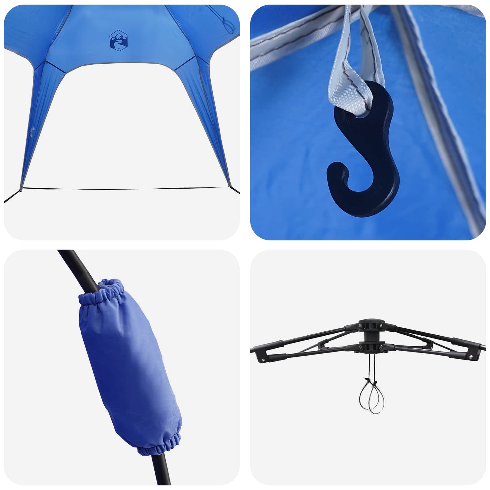 Instant Tent 4-Person Quick-Release 185T Polyester