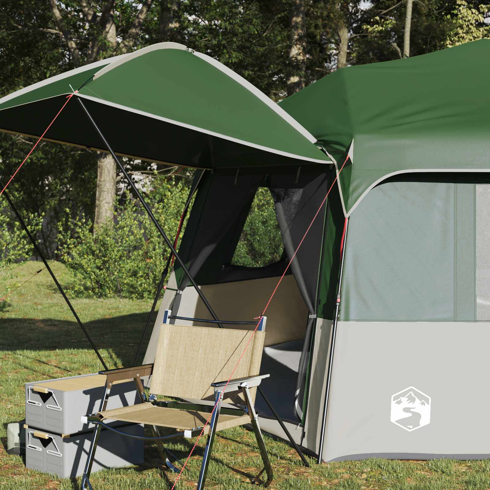Instant Tent With Rainfly 12-Person Quick-Release