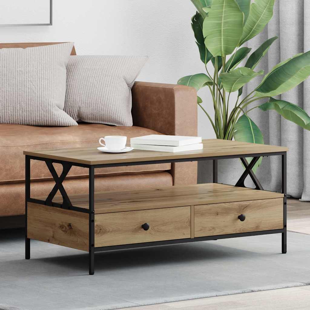 Coffee Table 100X51X45 Cm Engineered Wood