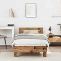 Bed Frame 98.5 X 200 Cm Engineered Wood