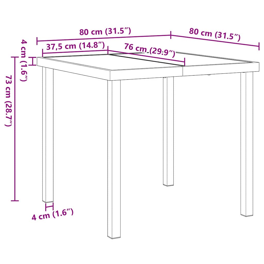 Outdoor Furniture Set Garden Dining 5 Pcs Poly Rattan