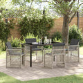 Garden Dining Set 5 Pcs Poly Rattan