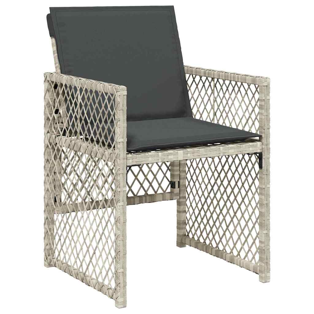 Garden Dining Set 5 Pcs Poly Rattan