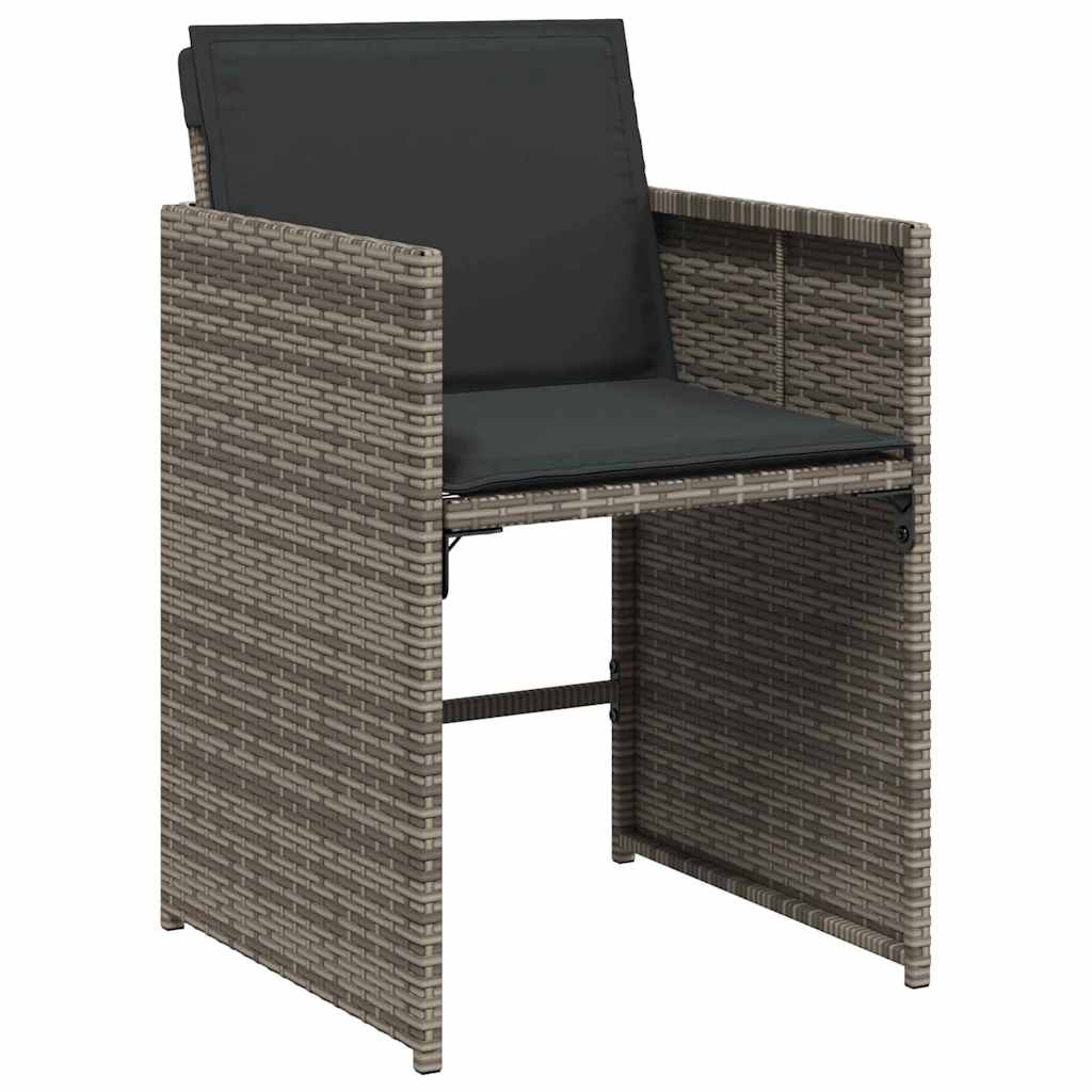 Garden Dining Set 5 Pcs Poly Rattan