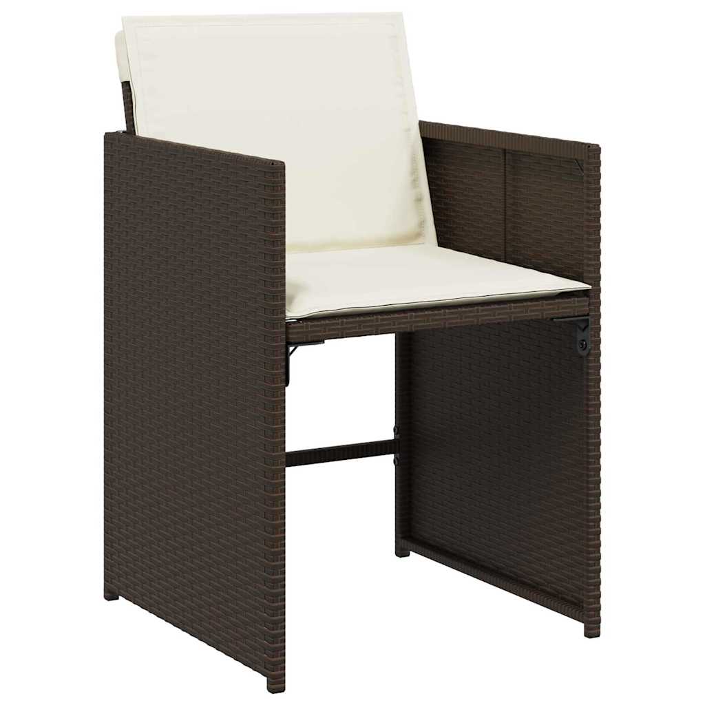Outdoor Furniture Set Garden Dining 5 Pcs Poly Rattan