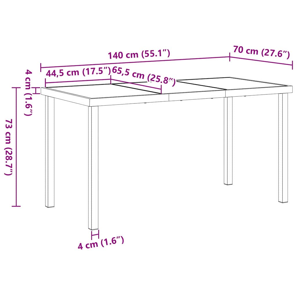 Outdoor Furniture Set Garden Dining 5 Pcs Poly Rattan