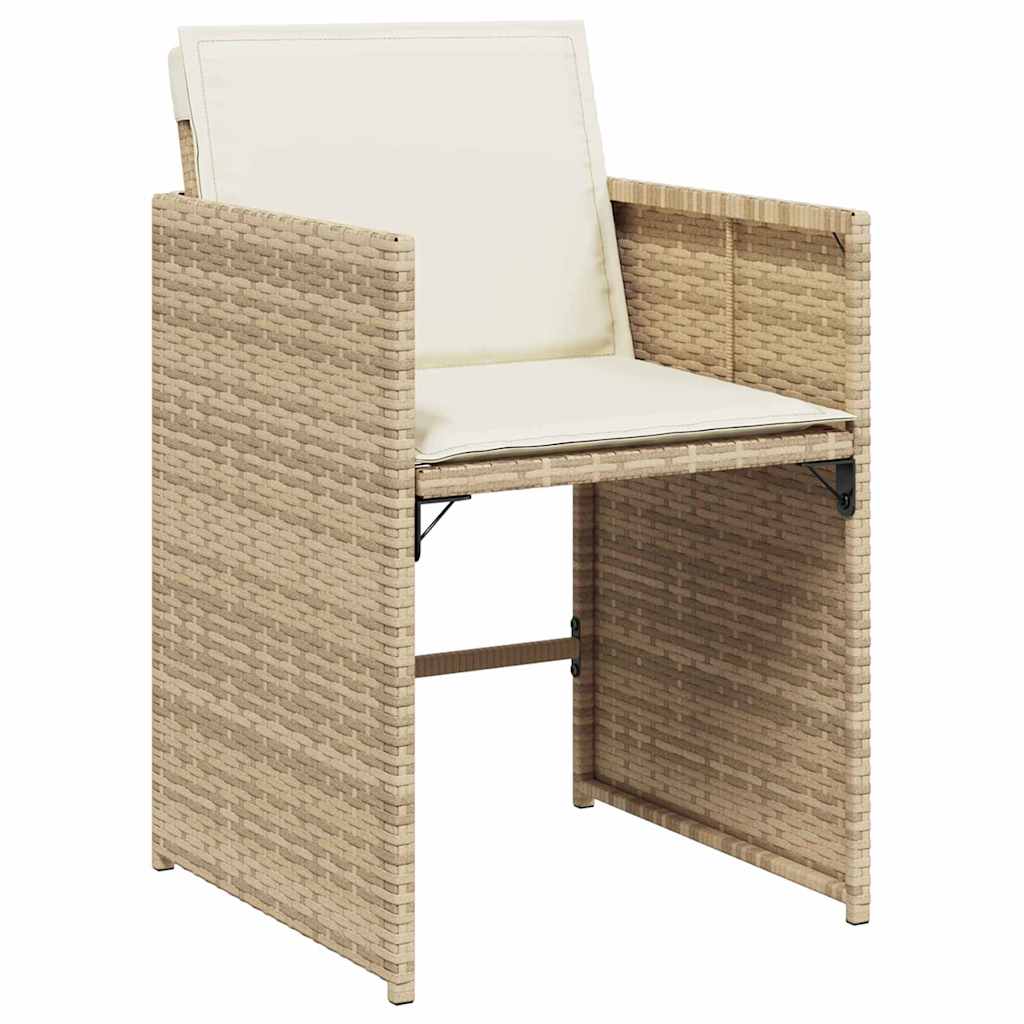 Outdoor Furniture Set Garden Dining 5 Pcs Poly Rattan