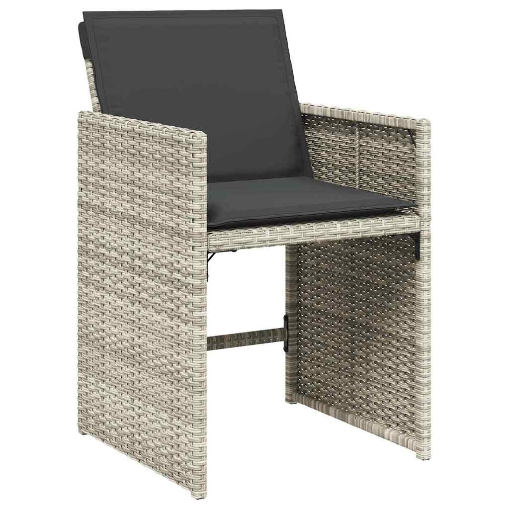 Garden Dining Set 5 Pcs Poly Rattan