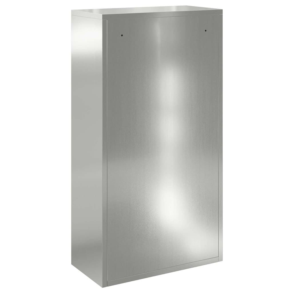 Parcel Drop Box Silver 44 X 22 X 82 Cm