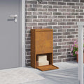 Parcel Drop Box Silver 44 X 22 X 82 Cm
