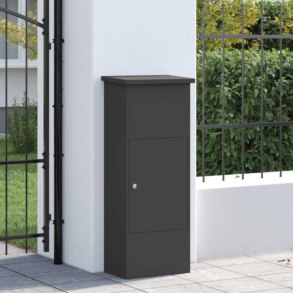 Post Boxes Outdoor Parcel Drop Box Lockable Weathering Steel Letter Box
