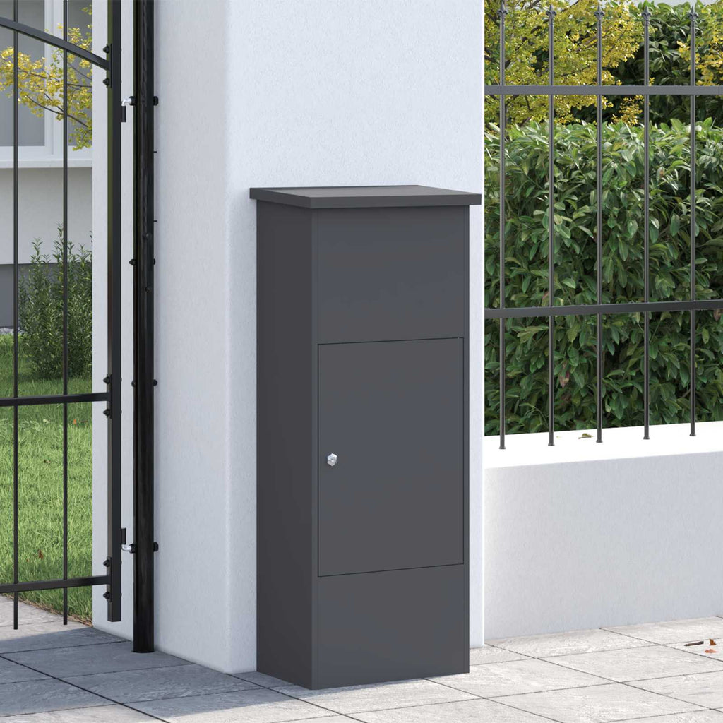 Post Boxes Outdoor Parcel Drop Box Lockable Weathering Steel Letter Box
