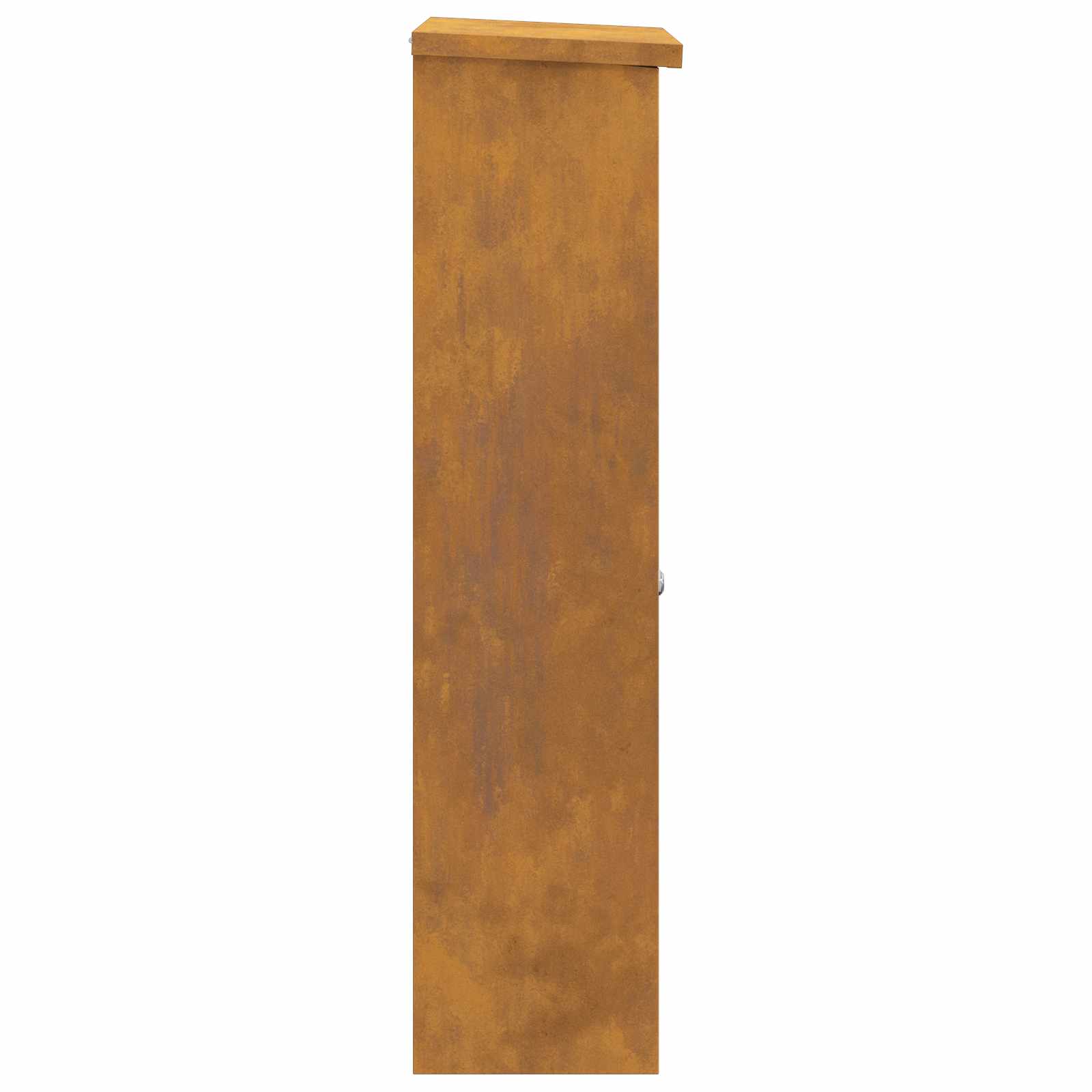 Parcel Drop Box Rusty 44.5 X 29 X 110.5 Cm