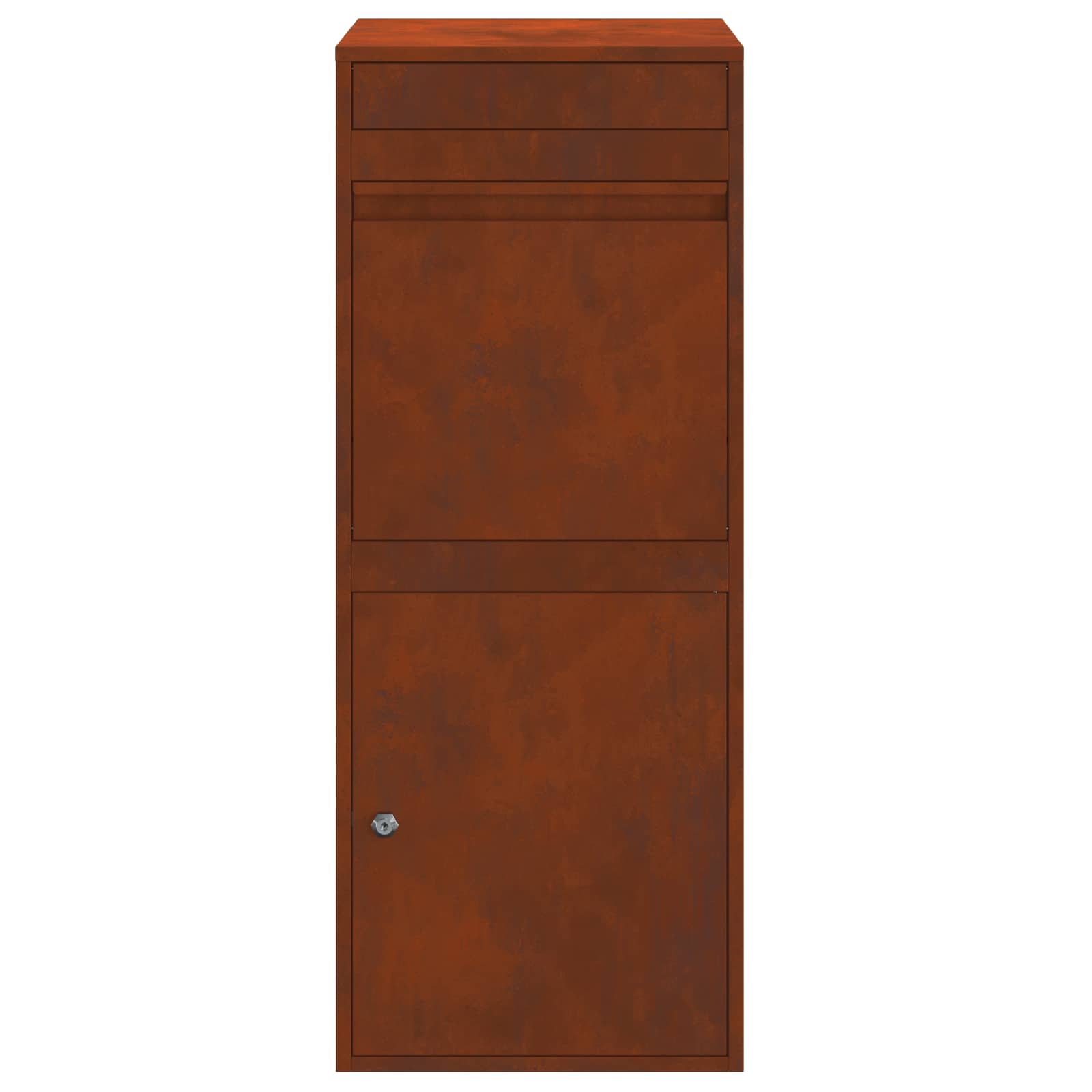 Parcel Drop Box Rusty 41 X 38 X 103 Cm
