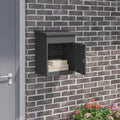 Parcel Drop Box Black 47.5 X 38 X 59 Cm