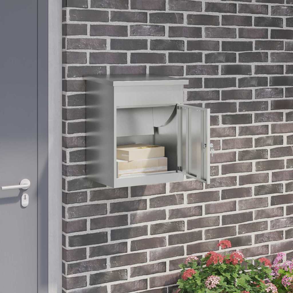 Parcel Drop Box Black 47.5 X 38 X 59 Cm
