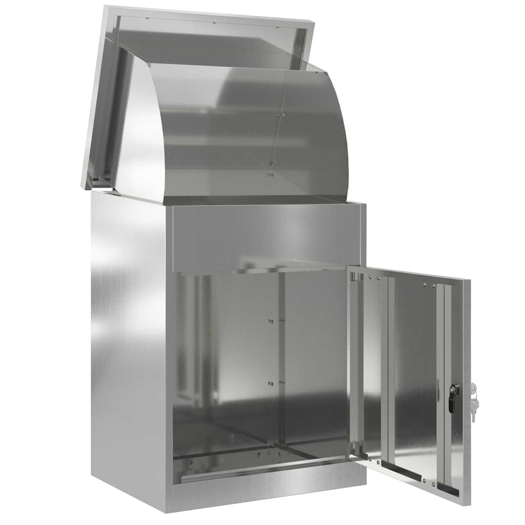 Parcel Drop Box Black 47.5 X 38 X 59 Cm