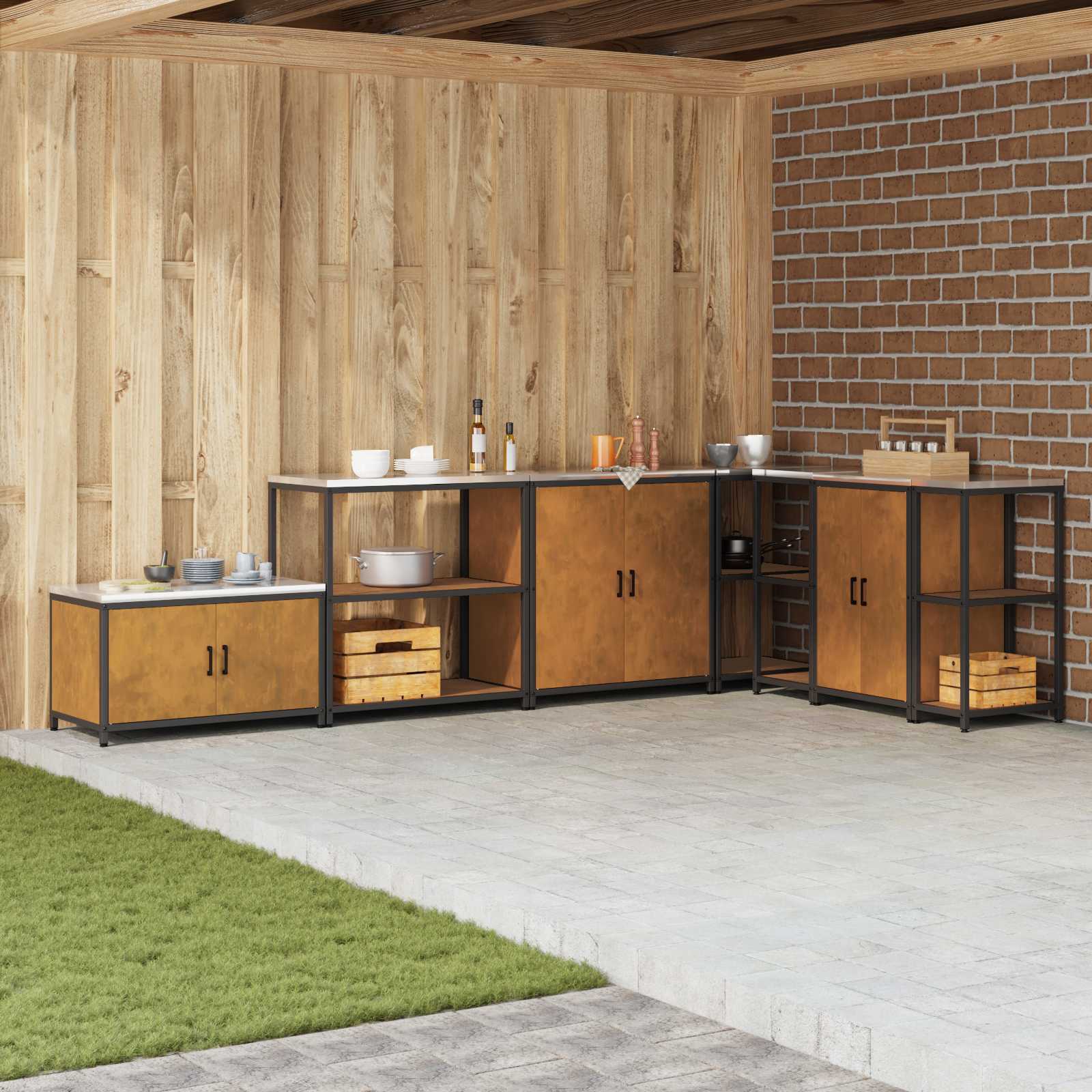 Kitchen Storage Hattem Steel