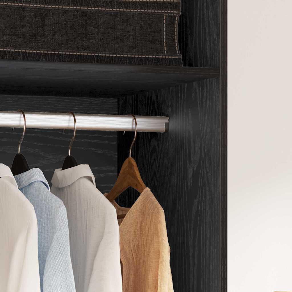 Wardrobe With Shelf Engineered Wood