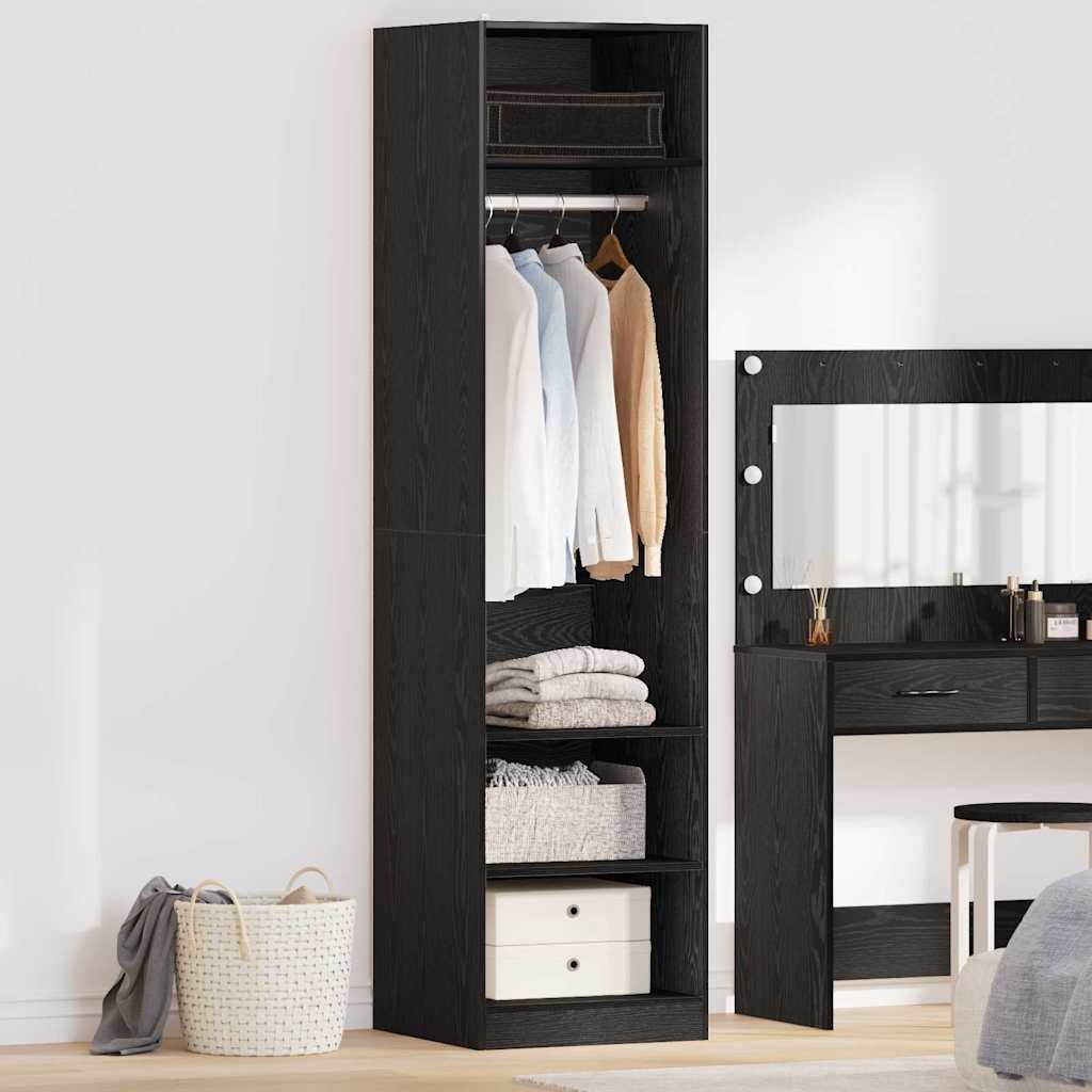 Wardrobe With Shelf Engineered Wood