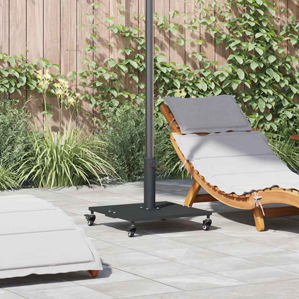 Parasol Base Light Wood 45 X 45 X 31.5 Cm