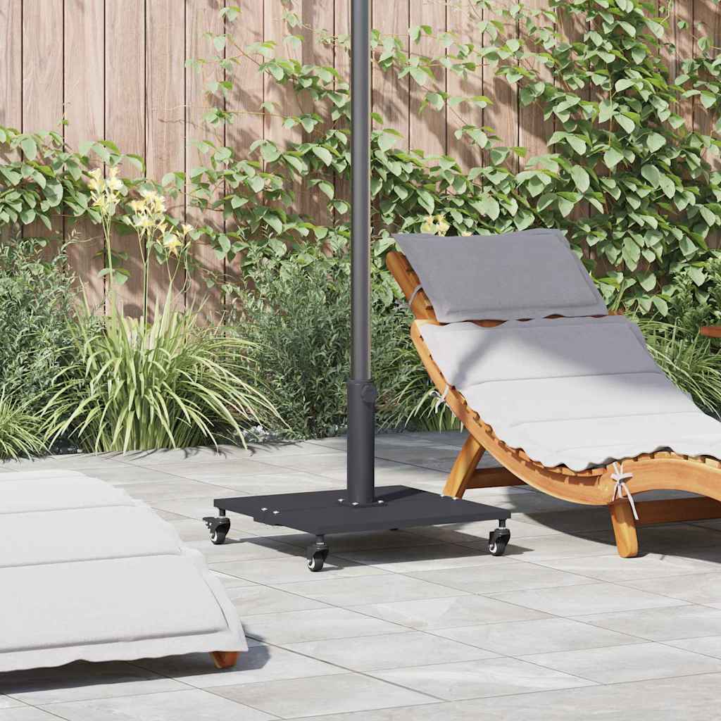 Parasol Base Light Wood 45 X 45 X 31.5 Cm
