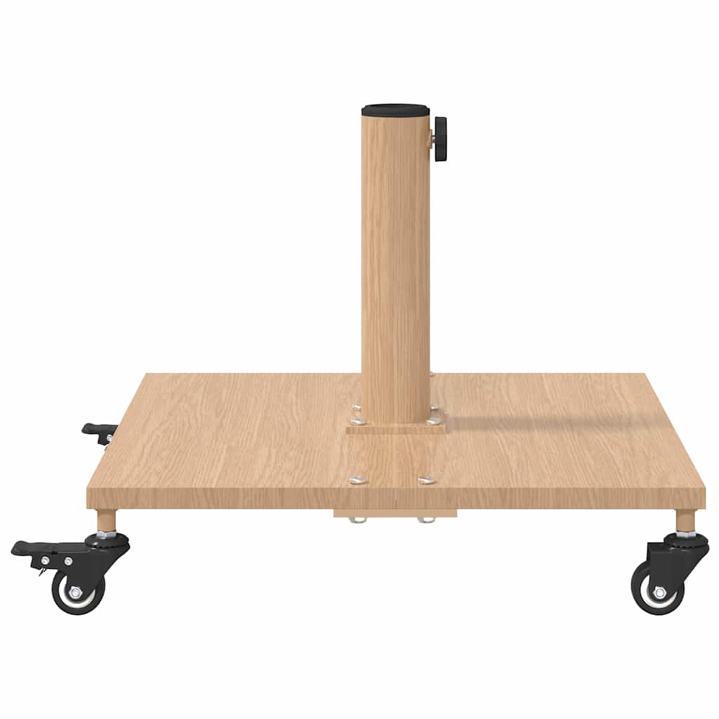 Parasol Base Light Wood 45 X 45 X 31.5 Cm