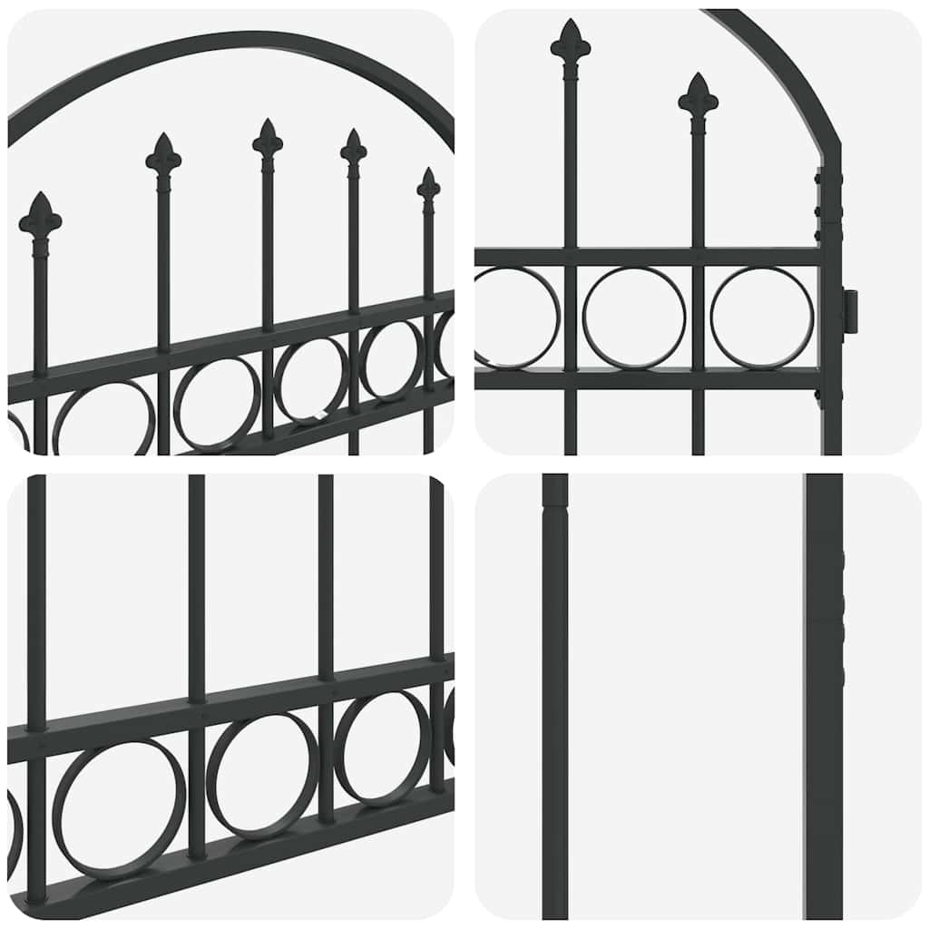 Fence Post Assen 200 X 88 X 14 Cm Steel Lockable