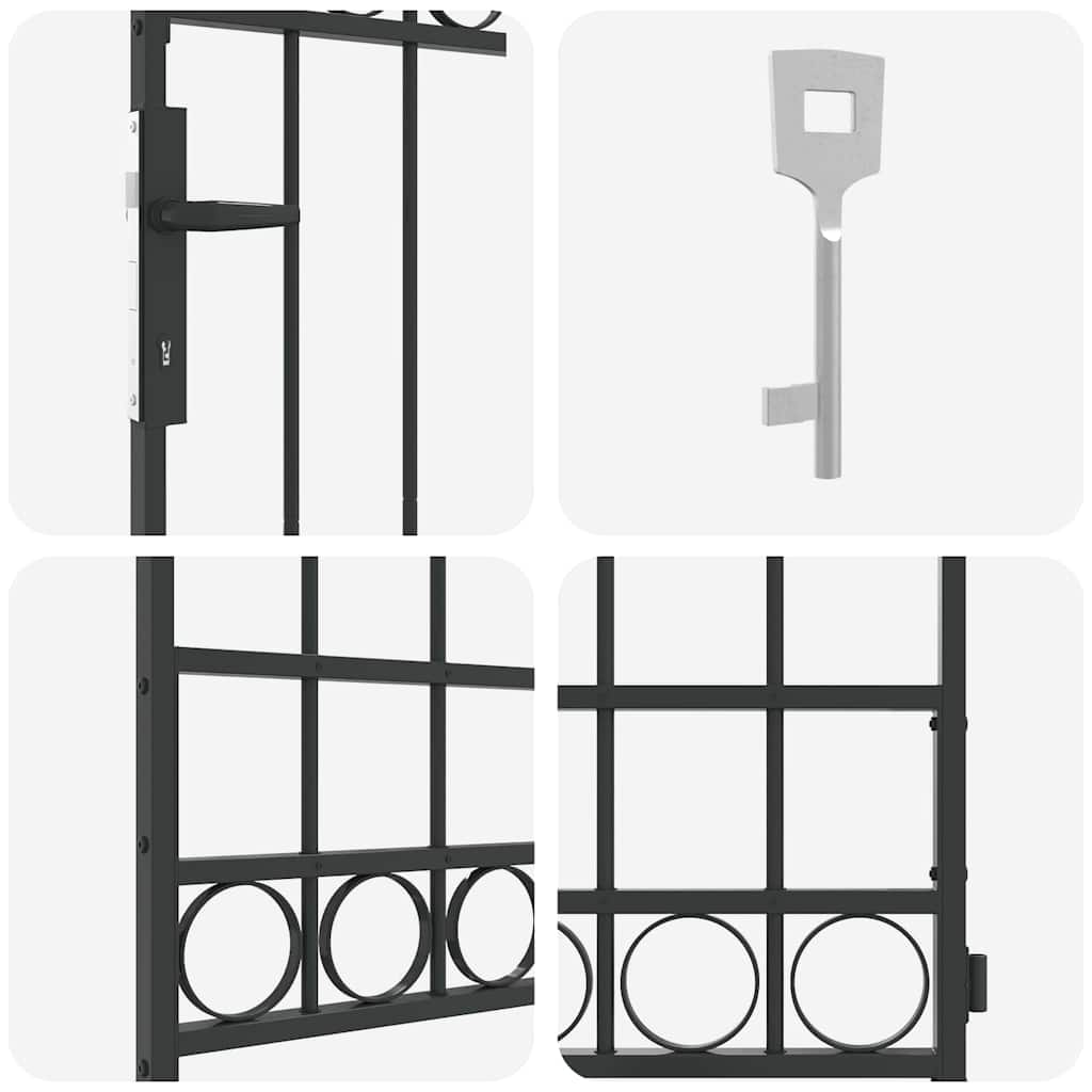 Fence Post Assen 200 X 88 X 14 Cm Steel Lockable