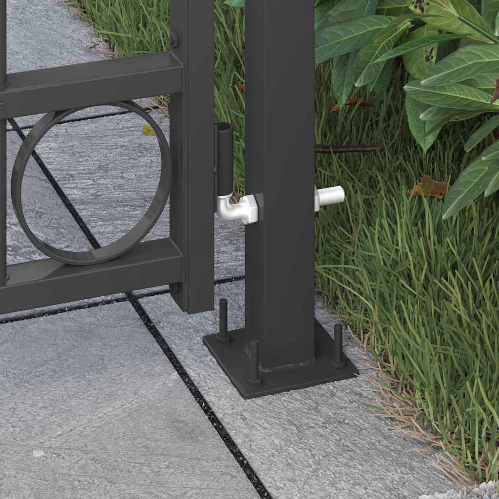 Fence Post Assen 200 X 88 X 14 Cm Steel Lockable