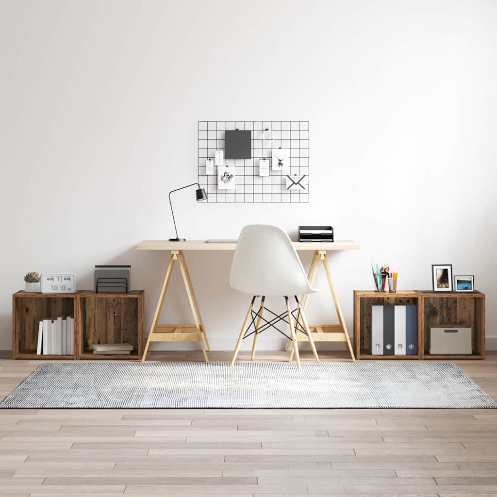 Tv Cabinet 37X35X37 Cm Engineered Wood