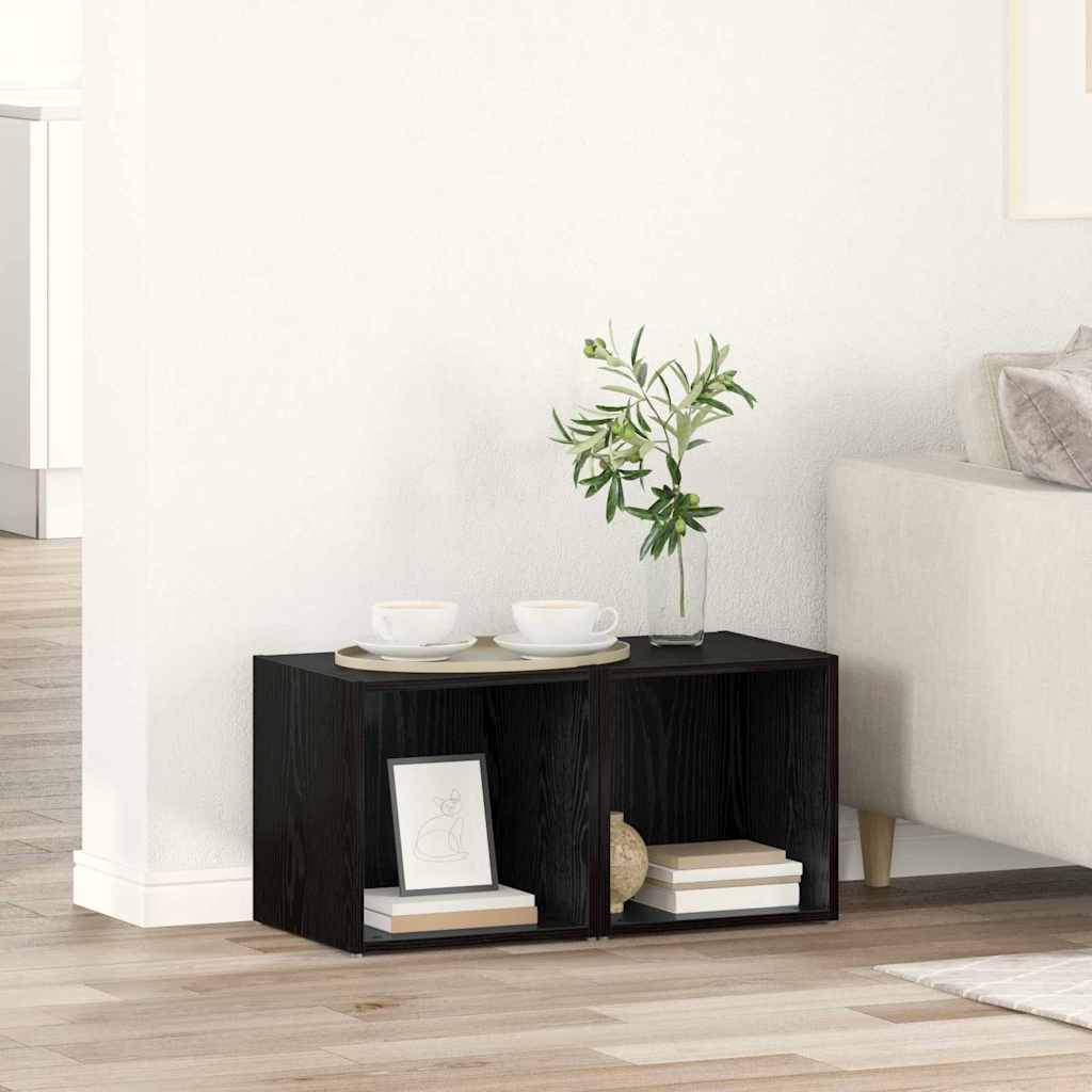 Tv Cabinet 37X35X37 Cm Engineered Wood