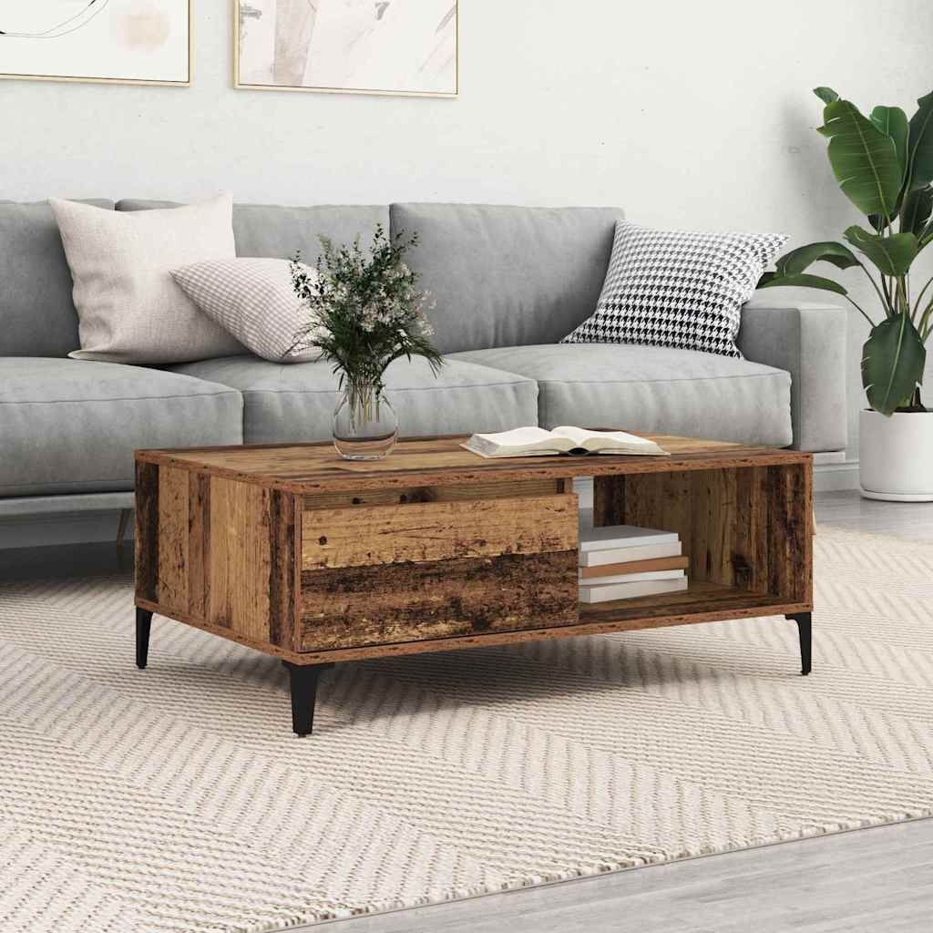 Coffee Table 90X60X35 Cm Engineered Wood