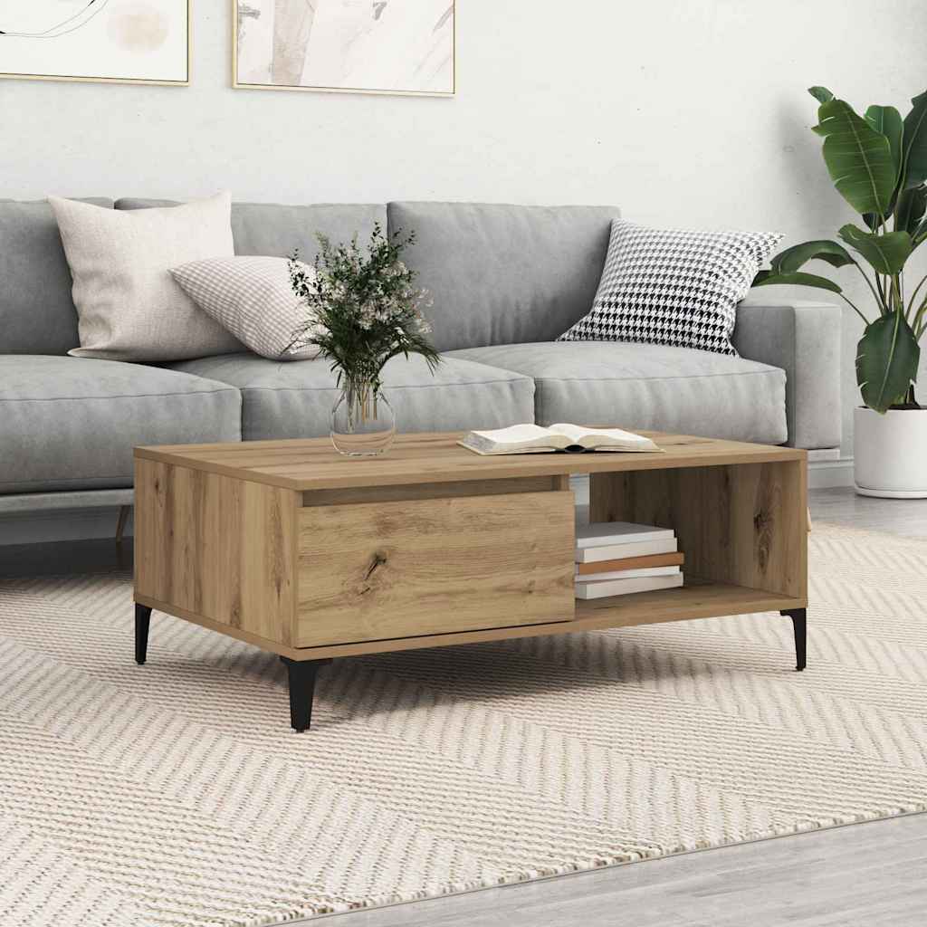 Coffee Table 90X60X35 Cm Engineered Wood