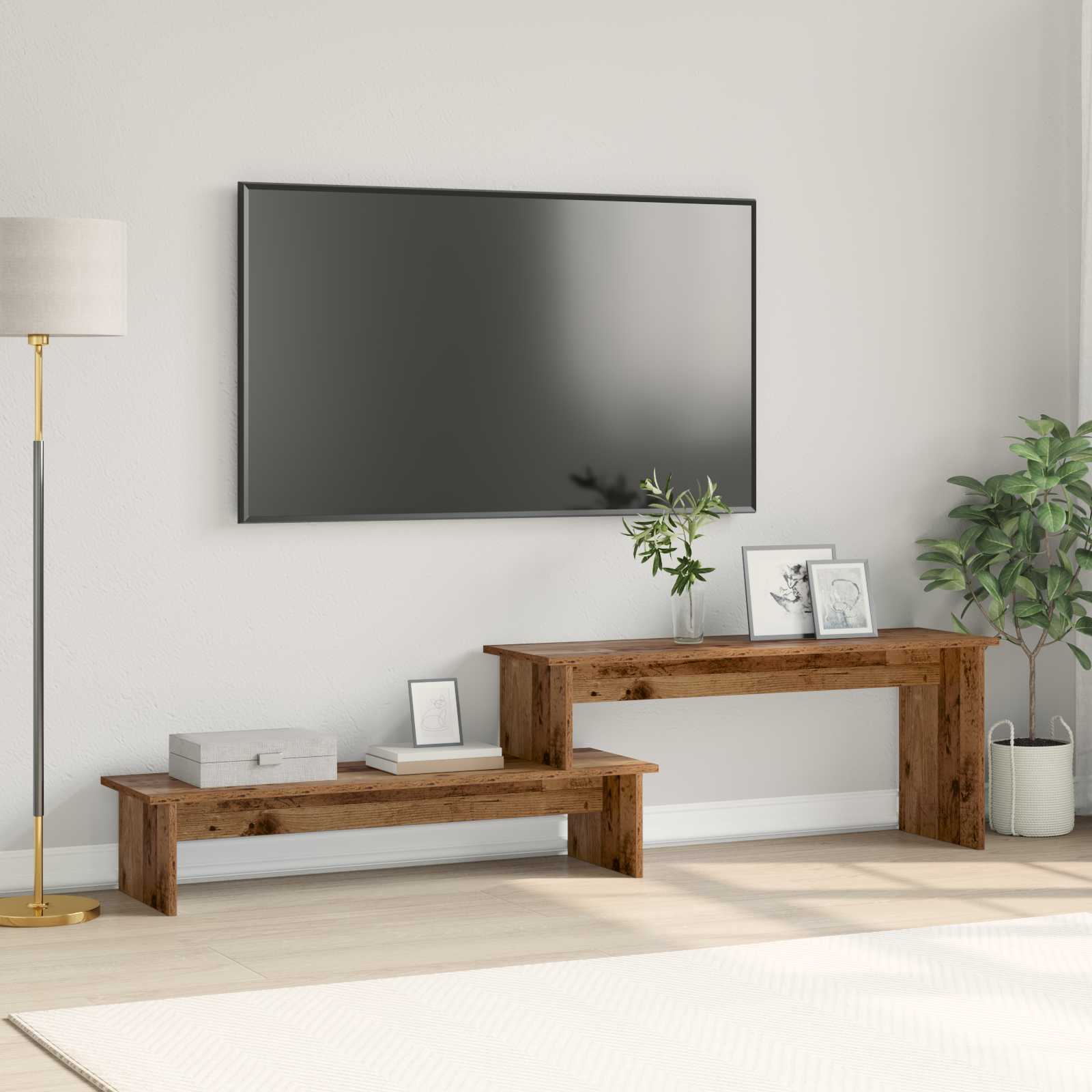 Tv Cabinet 180X30X43 Cm Engineered Wood