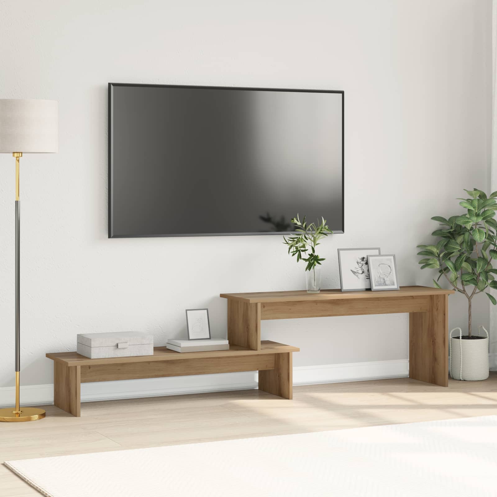 Tv Cabinet 180X30X43 Cm Engineered Wood