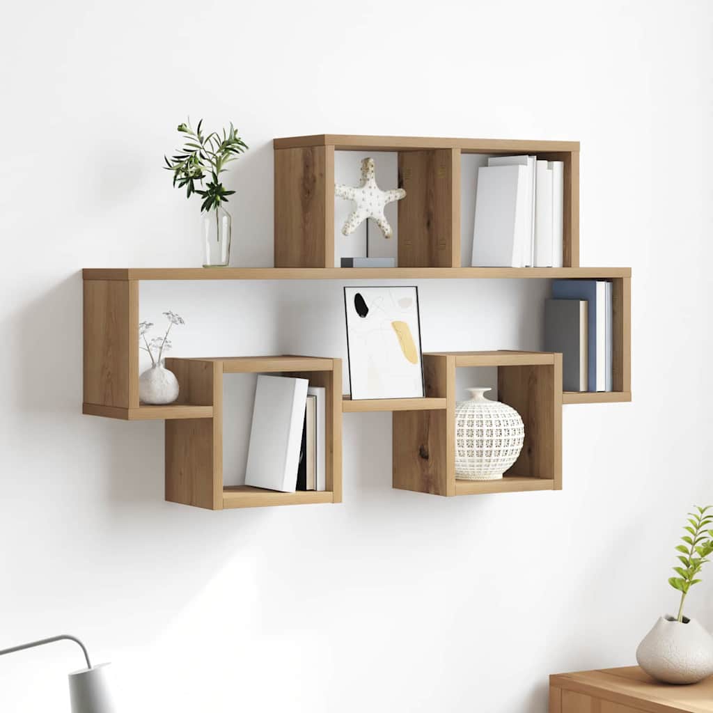 Car-Shaped Wall Shelf 82X15X51 Cm Engineered Wood