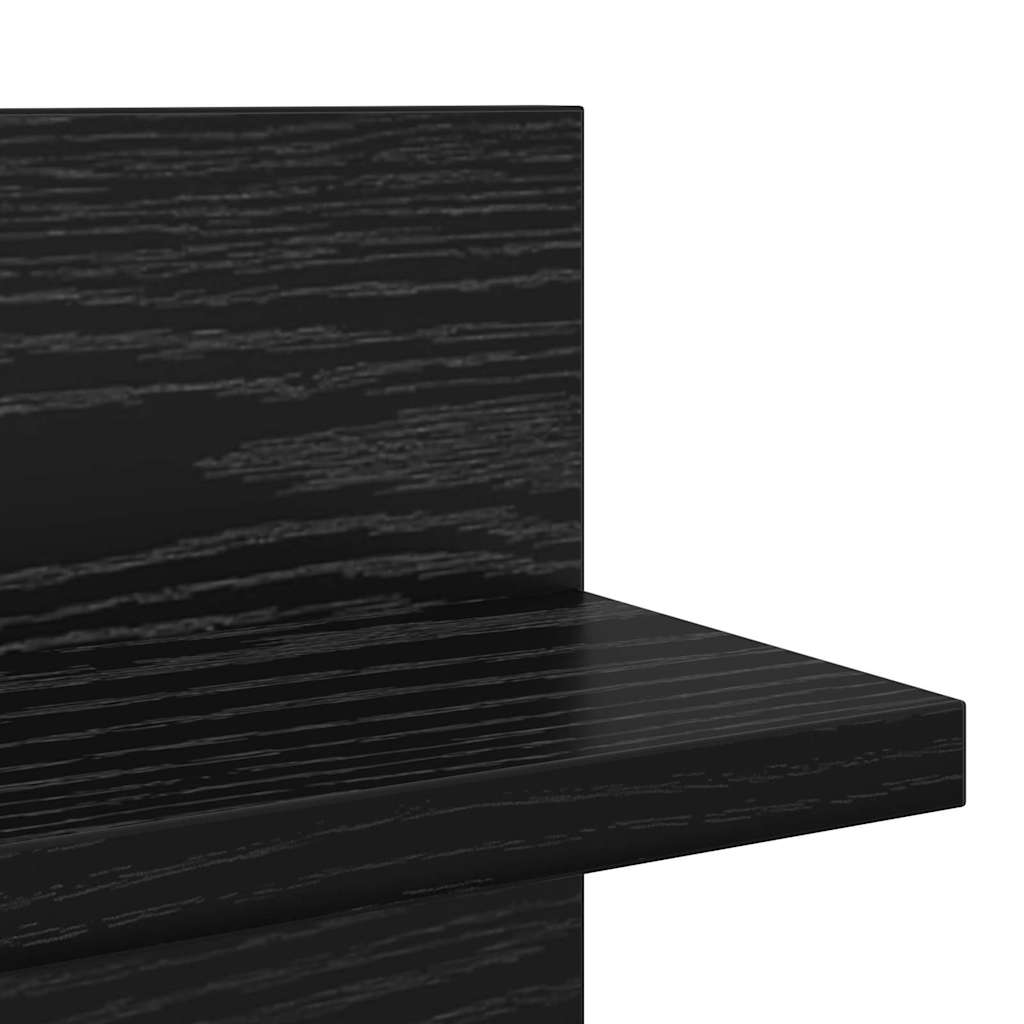 Wall Shelf 2 Pcs 80 X 11.5 X 18 Cm Engineered Wood