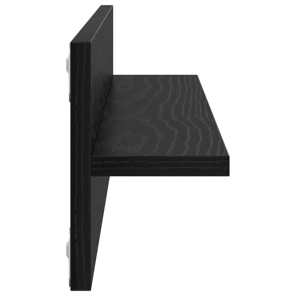 Wall Shelf 2 Pcs 80 X 11.5 X 18 Cm Engineered Wood