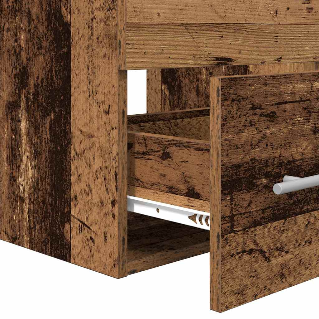 Bathroom Furniture Set With Drawer Brown 41 X 38.5 X 48 Cm