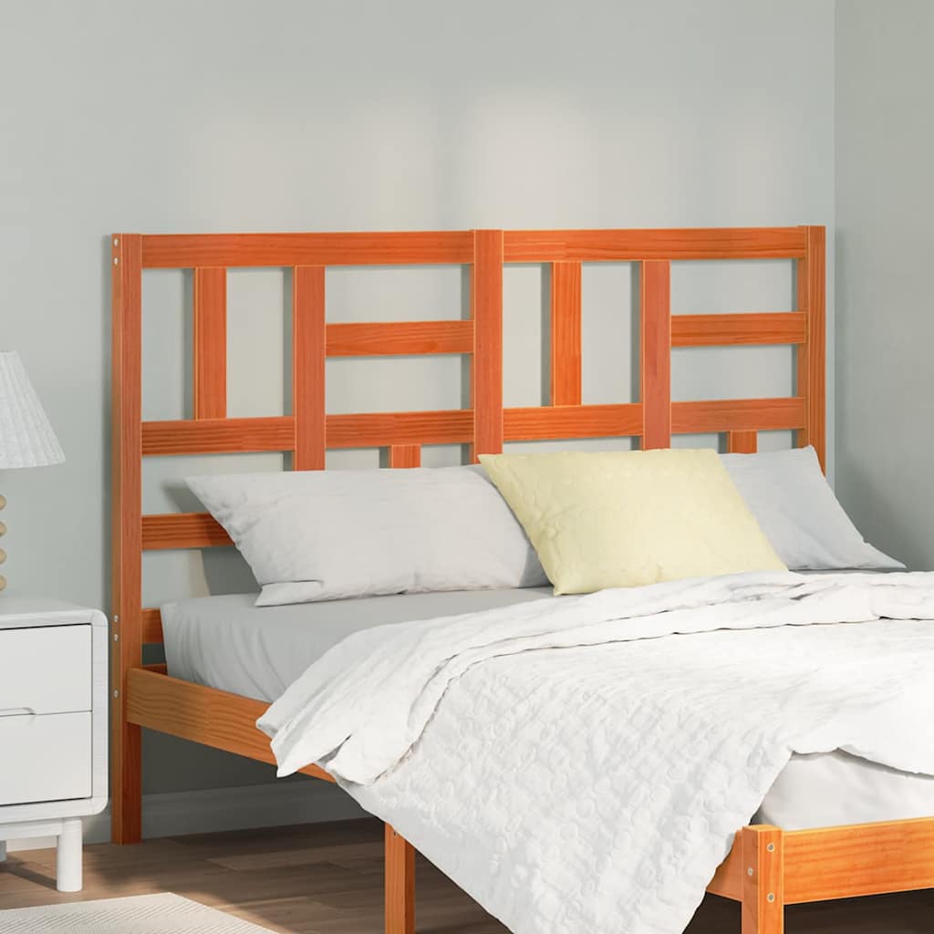 Bed Headboard 81X4X104 Cm Solid Wood Pine