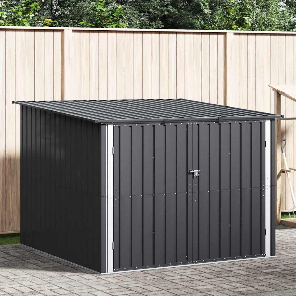 Bike Shed 3 Pcs 216 X 207 X 158 Cm Metal