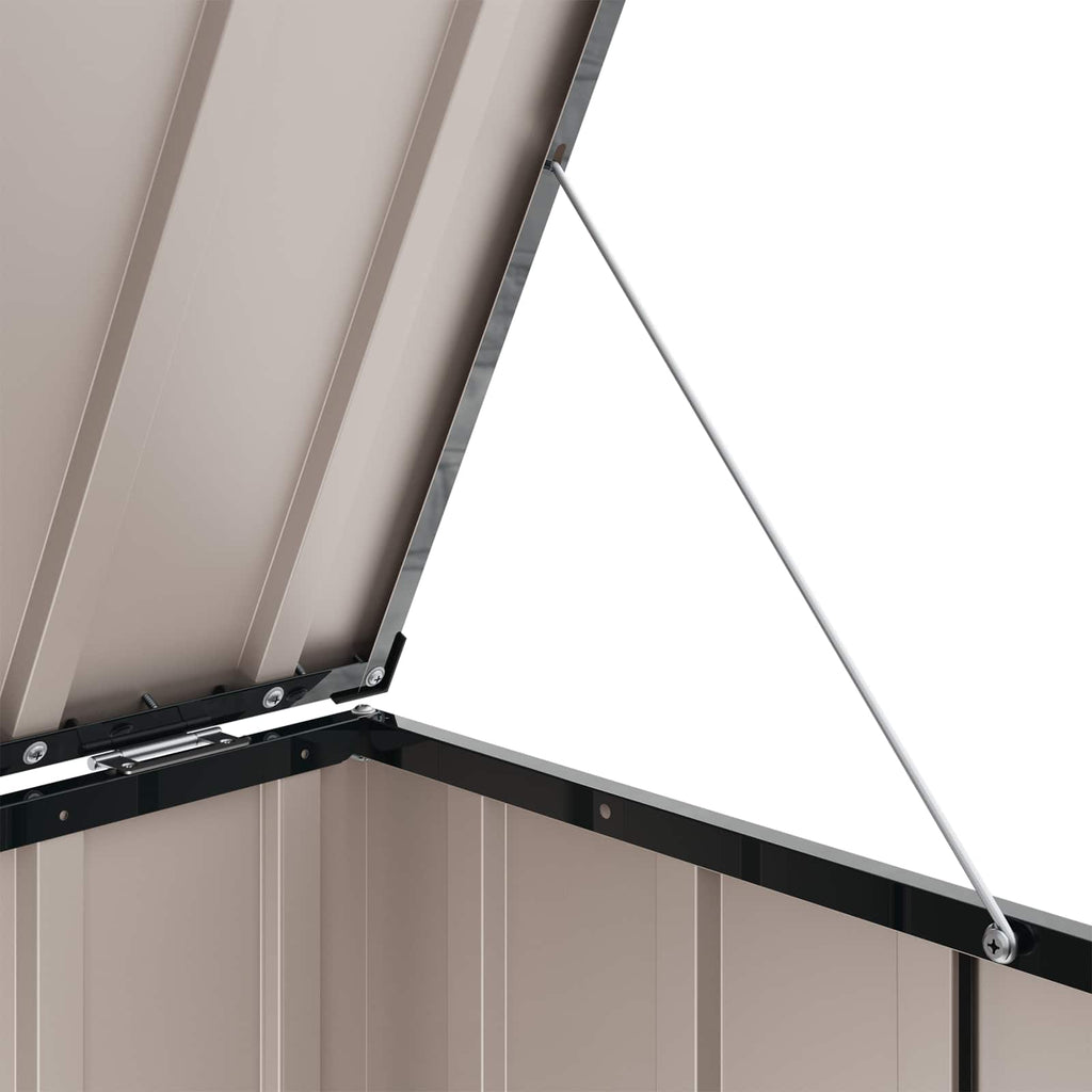 Sheds Garages & Carports Metal Garden Storage Box Lockable Steel Outdoor Tool Ch
