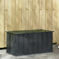Sheds Garages & Carports Metal Garden Storage Box Lockable Steel Outdoor Tool Ch