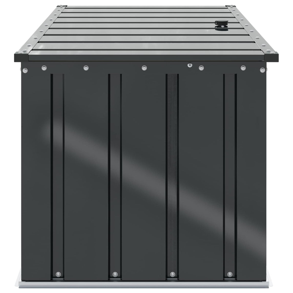 Sheds Garages & Carports Metal Garden Storage Box Lockable Steel Outdoor Tool Ch